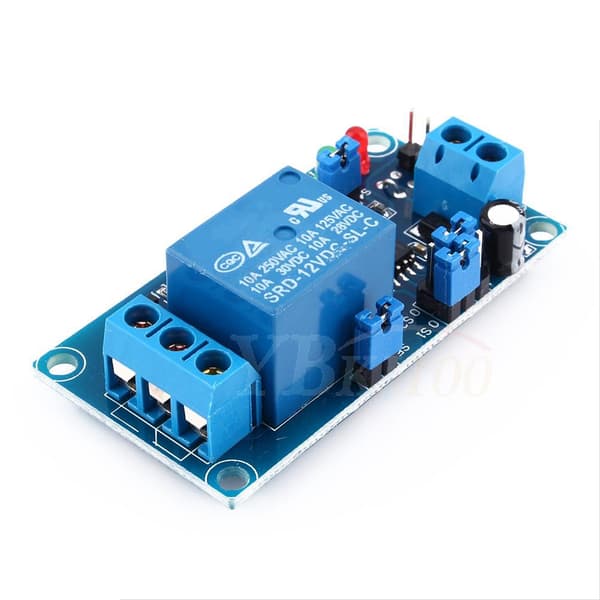 12V DC Fördröjningsrelä Timer Switch Modul