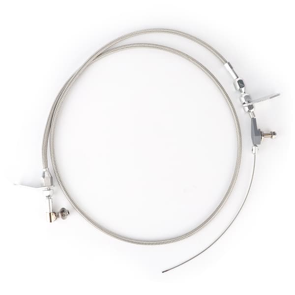 Rostfritt Stål Flätad Växellåda Kickdown Kabel Kit Kompatibel med Chrysler 904