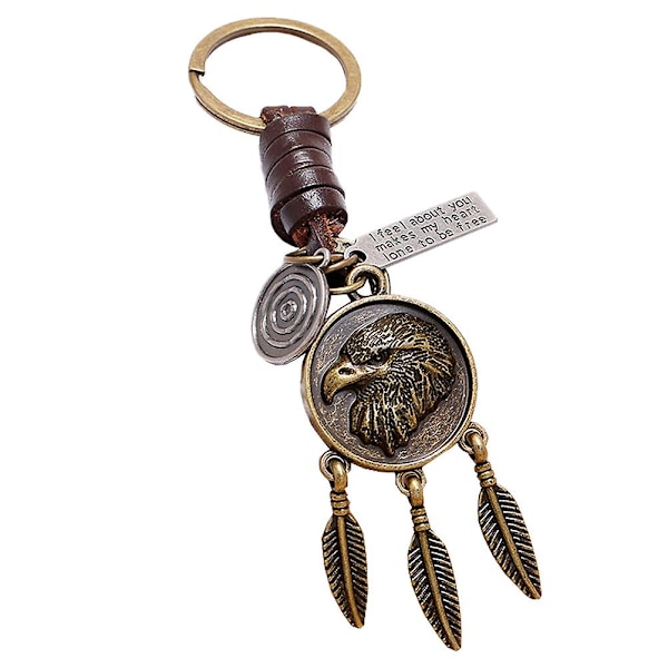 1kpl Alloy riippuva avaimenperä Eagle Keychain Charm avaimenperä