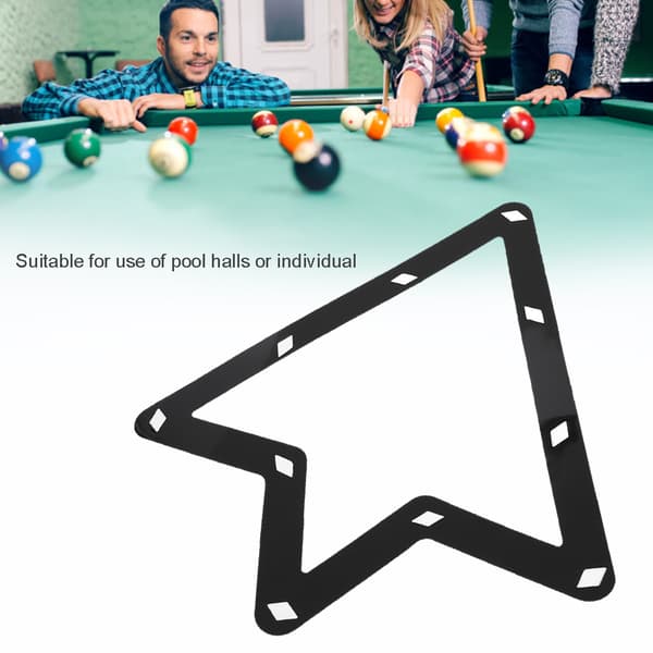6 Set Biljardboll Rack Hållare 9 10 Boll Positionering Poolbord Tillbehör