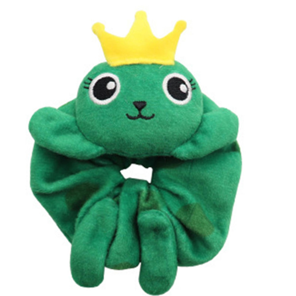 Sarjakuva Scrunchies Eri eläinkuvioita Helppohoitoiset hiustarvikkeet tytöille 6