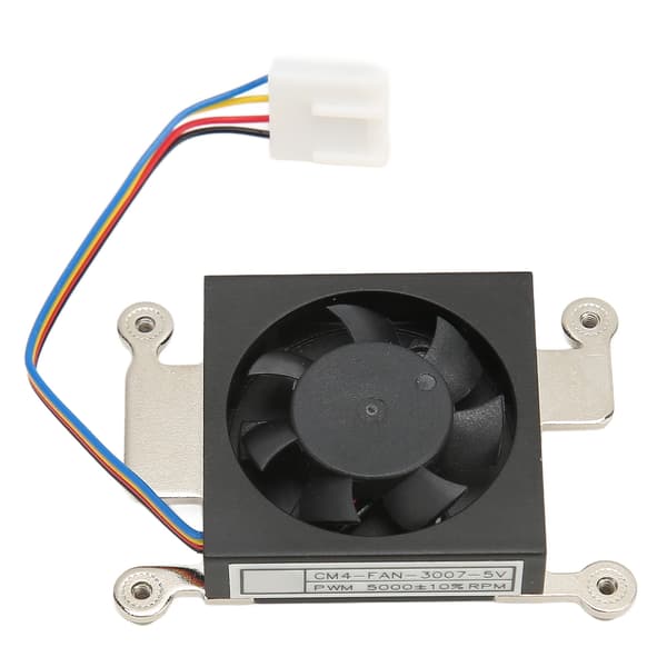 til RasPi CM4 Køleventilator 5V 3007 Lav Støj Køleventilator med Varmeafledningsmærkat