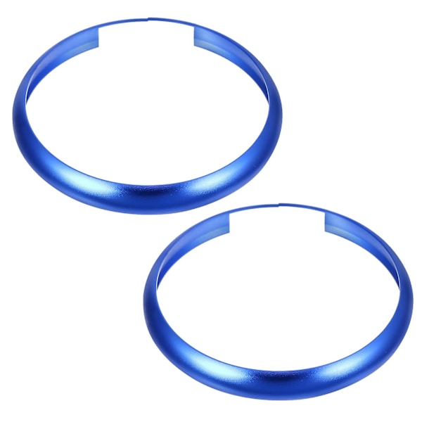 2 stk Nøglering Hjul Ringe Shell Nøglering Bil Vedhæng Kompatibel med Blue