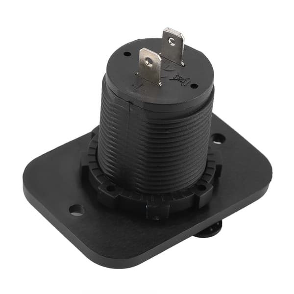 12V Dobbelt USB Biloplader Stik Splitter Strømadapter