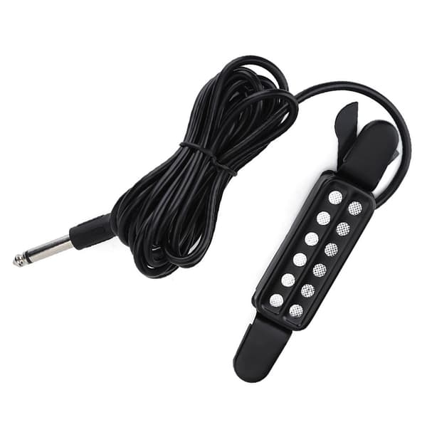 12 Lydhul Magnetisk Pickup Transducer til Akustisk Guitar Tilbehør