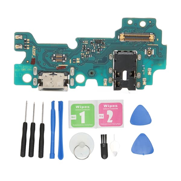 USB Opladningsport PCB Flex Kabel Udskiftning til Samsung Galaxy A32 4G Smartphone