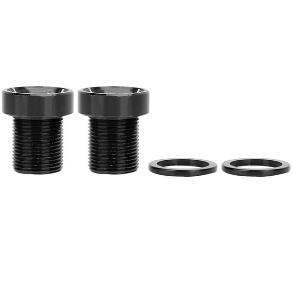 M15x19mm Titanium Splined Bottenfäste Cykel BB Axel Skruvar Svart