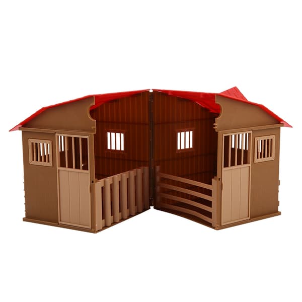Simulerings Mini Bondegård Scenmodel - Tilbehørssæt til gårdslegetøj til børn