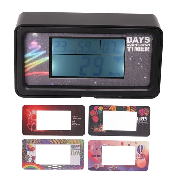Dagsnedtællingstimer med LCD-display til bilrace