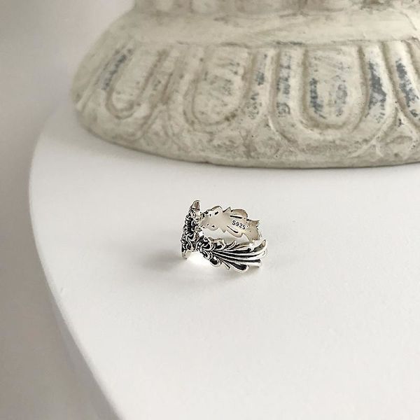 Ring Silver S925 Justerbara Modesmycken Ac7544