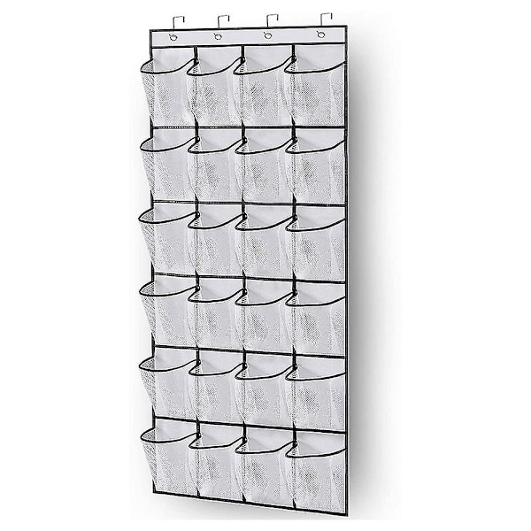 24 Grid Non-woven Soveværelse Sko hængende taske