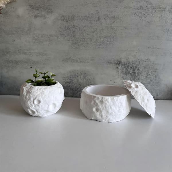 Flexibel robust silikonform modeaccessoar för att göra unika månfomade ljus och heminredning Moon Cup Mold