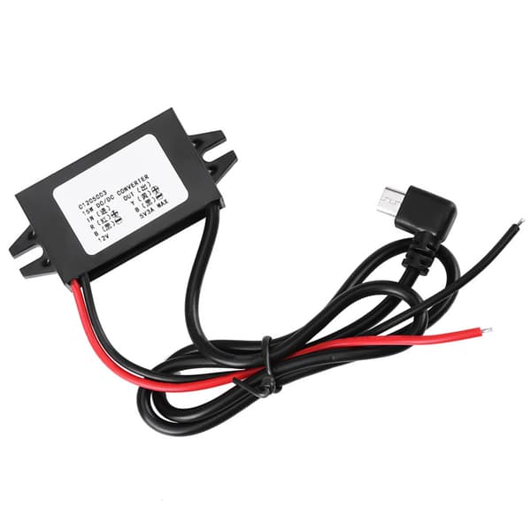 12V til 5V 3A Micro USB Biloplader