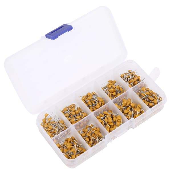 500 stk. Keramisk Kondensator Kit Multilayer Sortiment 0.1uF til 10uF Elektroniske Komponenter Tilbehør