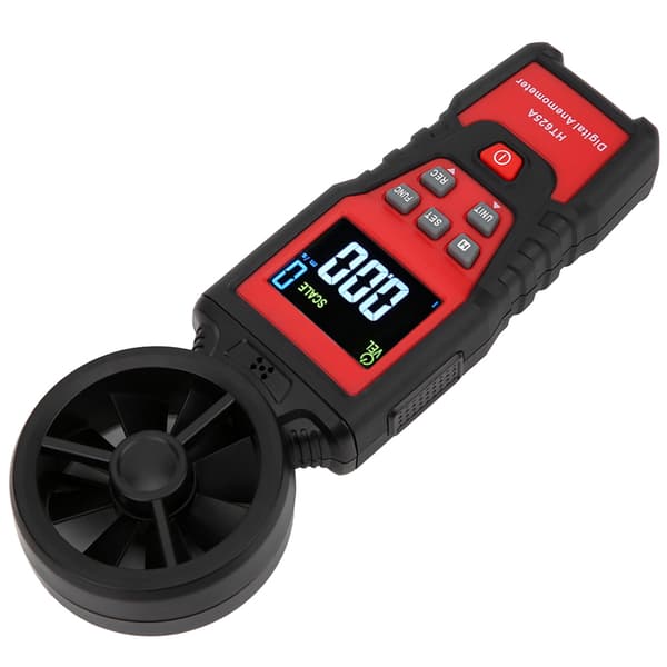 HT625B Håndholdt USB Anemometer Digital LCD-skjerm Vindhastighet Luftmengdemåler