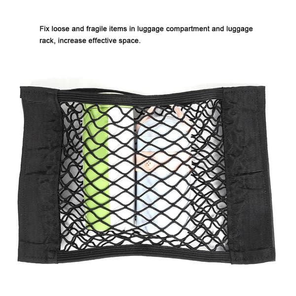 Universal Elastisk Bagasjenett for Bil - Mesh Oppbevaringslomme Organizer