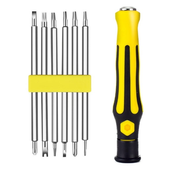 Torx Cross Y -korjaustyökalu 6 in 1 ruuvimeisseli set (90 mm) 6 kpl 【läpipainopakkaus】,