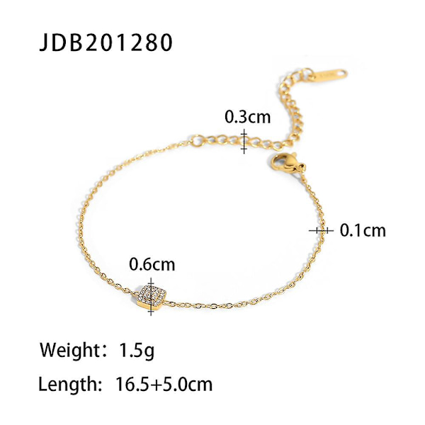 Armband Square Daily Outfit Metallic Element B1416