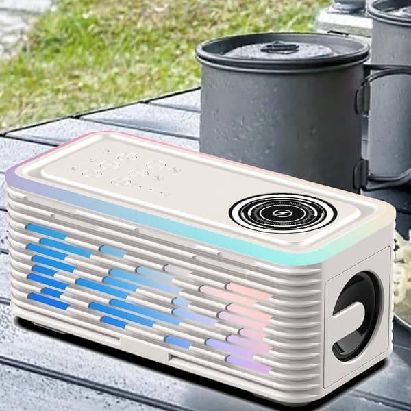Kompakt Bluetooth-kompatibel högtalare för resor, White Noise Machine med Bluetooth-kompatibel, perfekt present White
