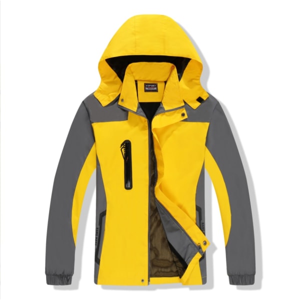 Ohut yksikerroksinen takki (keltainen XXXL)