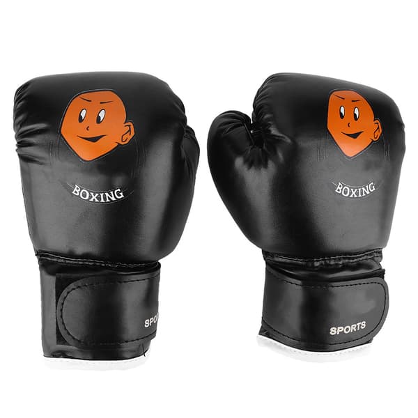 Svarta Muay Thai Boxningshandskar Brottning Stanssäck Sparring Kickboxning