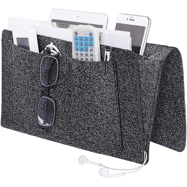 Bed Organizer Filt Sängväska Soffa Organizer Armstöd Organizer Fjärrkontroll Hållare Säng Hängande Sängväska Bäddsoffa Organizer Fjärrkontroll Caddy Han
