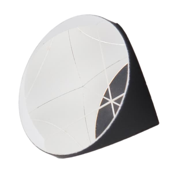 Hörnkub Prisma Optiskt Glas Belagd Polerad Hög Precision 25,4 mm Trihedral Retroreflektor