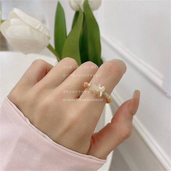 Ring Crystal Söta Björntjejer&#39; Modesmycken Ac1940