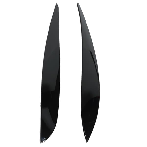 2. Frontlygte Øjenbryn Øjenlåg Dæk Trim Blank Sort til MK4 9N3 Alle Modeller 2005-2009