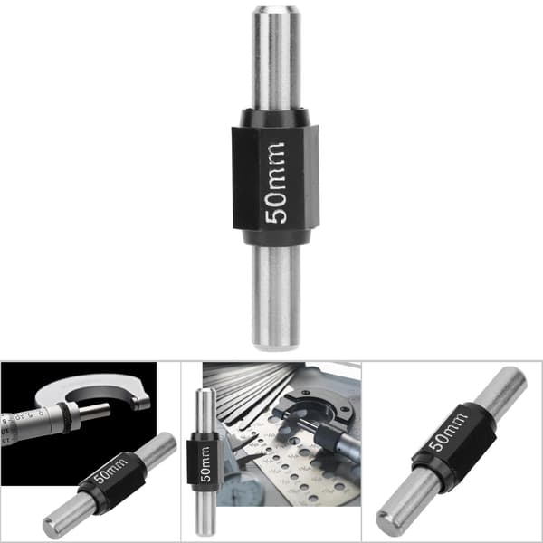 Kalibreringsblokk for mikrometer i rustfritt stål 50 mm