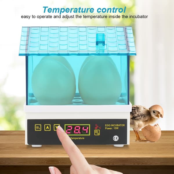 Digital Mini Inkubator til 4 Æg EU Stik 220V