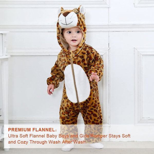 Tecknad djurform baby jumpsuit