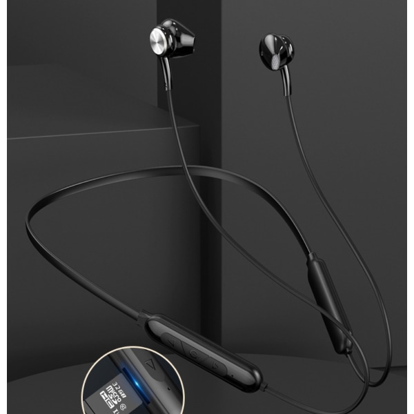 Hals Bluetooth-hovedtelefoner (sort)