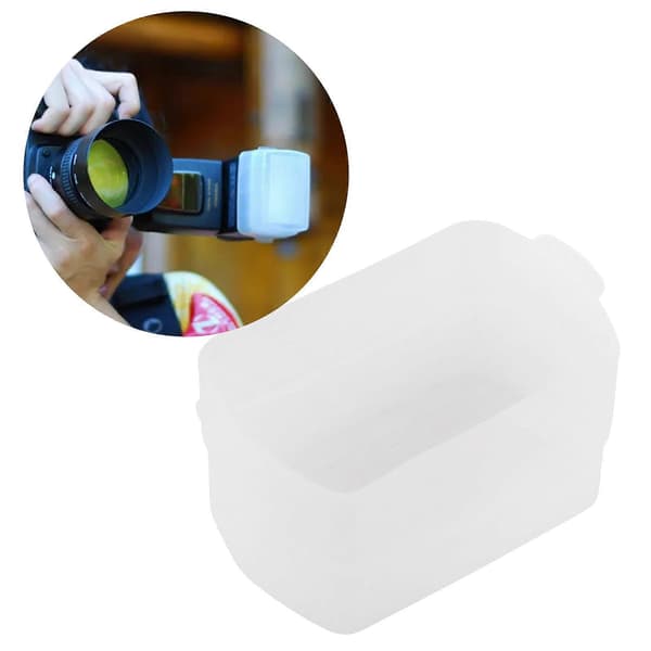 Diffusjonskuppel Sammenleggbar Blitsdiffusor for V1TT600V850IIV860IITT685 Tilbyr Variabelt Lys for Lysforming Hvit Blanc