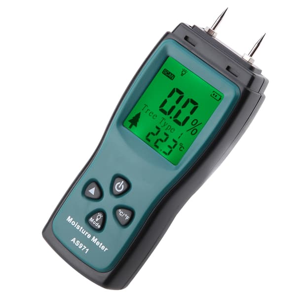 Digitaalinen puun kosteusmittari - SMART SENSOR AS971 (LCD-näyttö, 0~40℃)