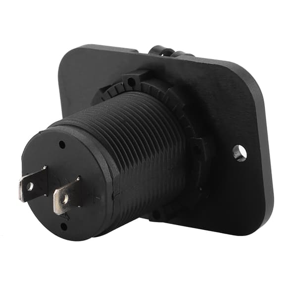 12V Dobbelt USB Biloplader Stik Splitter Strømadapter
