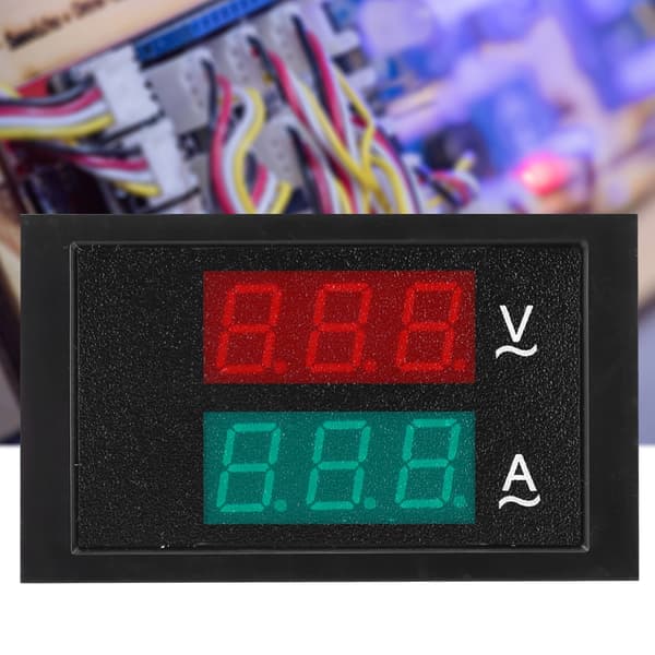 DL85 2042 Dobbel Skjerm AC 80V til 300V 0 til 100A Voltmeter Amperemeter Spenningsmåler