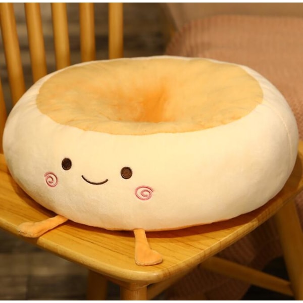 Sommer futon rund åndbar tatami pude, smil smile