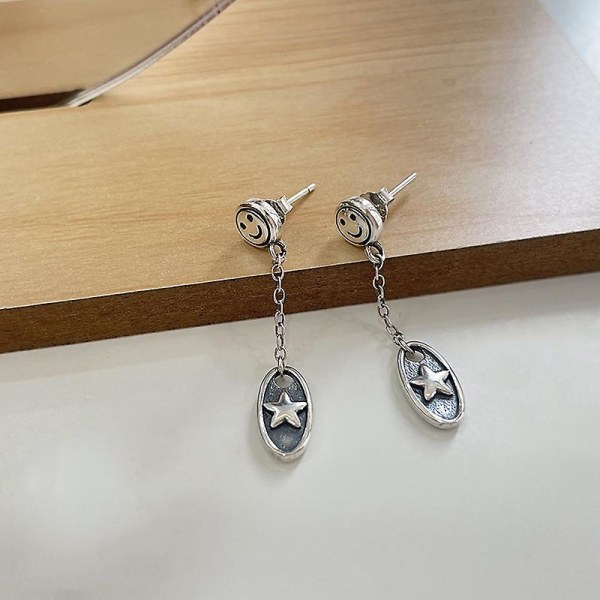 Øreringe 925 Sølvsmykker Star Fashion Jewelry Ac8195