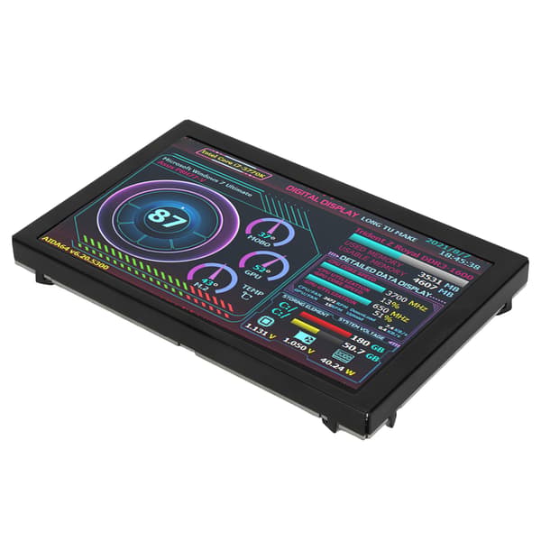 5 tommer Dator Temp Monitor IPS USB Mini Skærm PC Sensor Panel Dynamisk Display AIDA64 CPU RAM Data Monitor