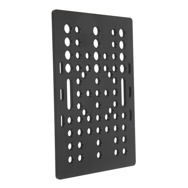 Gantry Plade Aluminium Høj Styrke Portal Board Sort Anodiseret 3D Printer Lineær Universal Guide til Fræsemaskine Plade