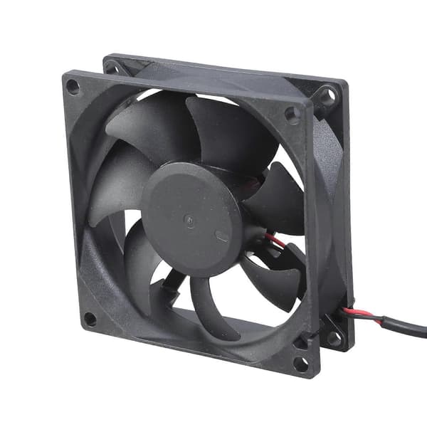 Stille 5V USB blæser med høj luftstrøm til 3D-printer PC CPU 80x80x25mm Flerfarvet Multicolor
