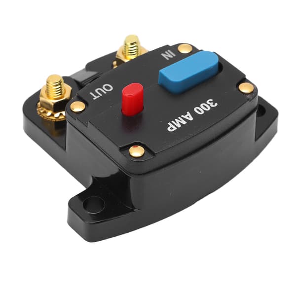 Bil Audio Strømafbryder Manuel Reset Sikring Inline Inverter Holder til Bil Audio Stereo System Båd Lastbiler Busser 300A