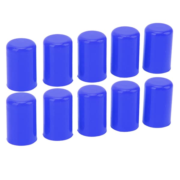 10 st silikonvakuumförseglingslock Universal 14 mm innerdiameter blå