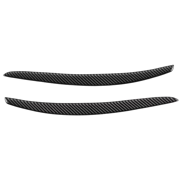 Par strålkastare ögonbryn trim kolfiber ögonlock skydd dekal passar 3-serien Coupe E92 06-12