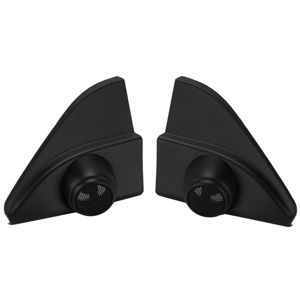 2x Image Tweeter-husbeklædning Sort Plug and Play-erstatning til Fortuner 2016