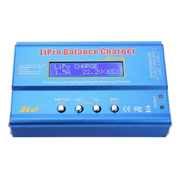 80W Digital LCD Balanselader for LiPo NiMH RC Batterier