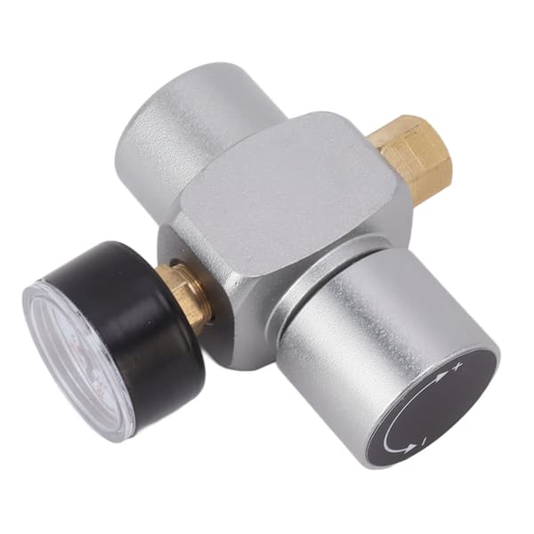 Tryckregulator i rostfritt stål 0-60 PSI Hemmabryggning Multifunktionell Slangtrycksreducerare