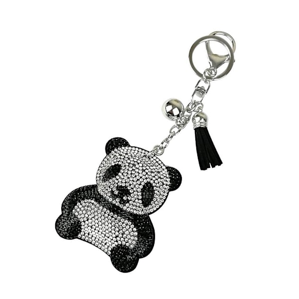 Metal nøglering Håndtaske Charms Taske hængende vedhæng Metal nøgleholder Panda nøglering