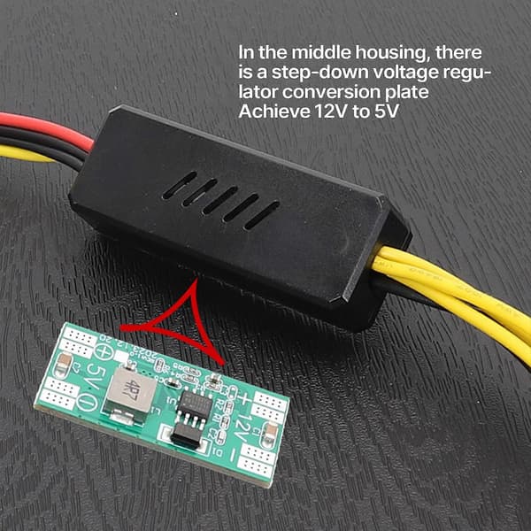 CPU-strømkabel 4PIN til SATA-harddiskstrømforsyningsforlængerkabel 12V til 5V spændingsreduktion Un pour deux